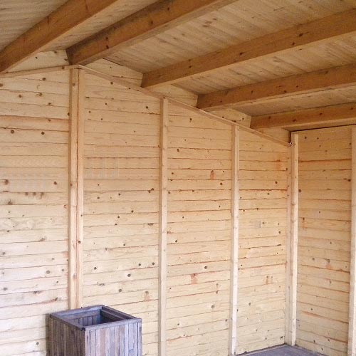 ... cabins supplied with wooden floors and felted roofs glass supplied but